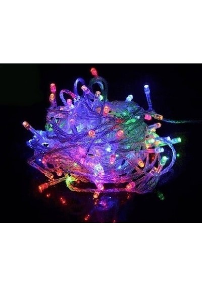 10 Metre 100 Led Renkli Led Işık Yılbaşı Parti Kutlama Süsleme