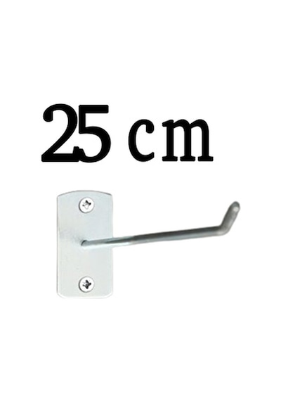10 Adet 25 Cm Duvara Ve Suntaya Monte Kanca, Bijuteri Askı Metal