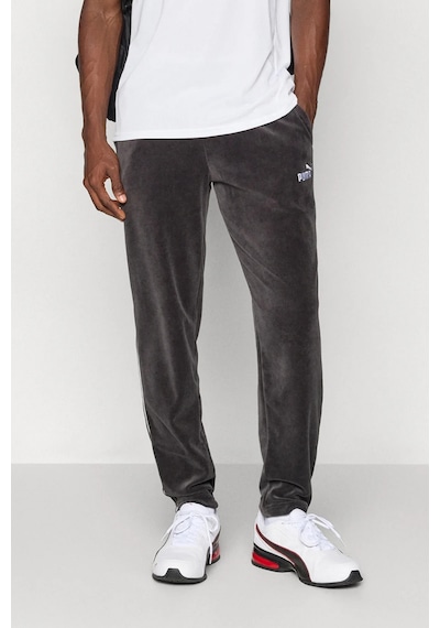 Puma Essentials Elevated Velour Erkek Pantolon Siyah