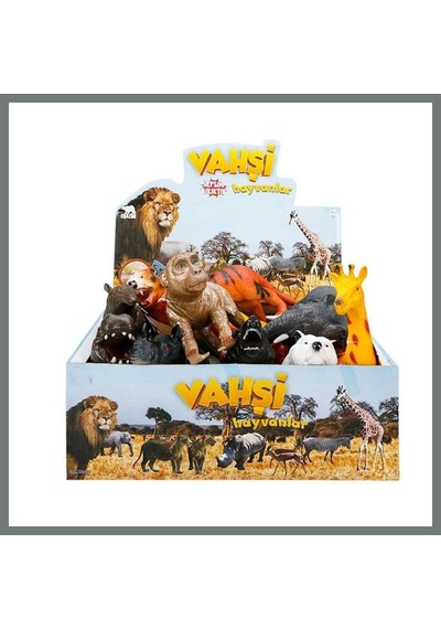 Bezos S00000725 Vahşi Hayvanlar Foam Sesli 27cm Mmbz