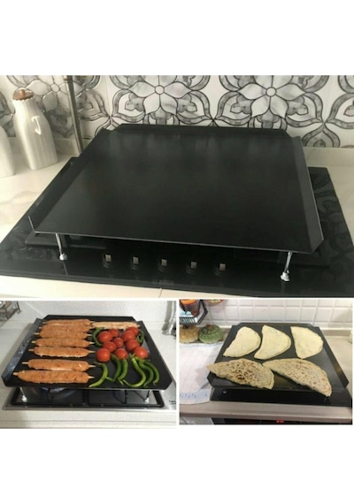 Firstwork Ocak Üstü Kare Sac Bazlama Börek Katmer Sacı
