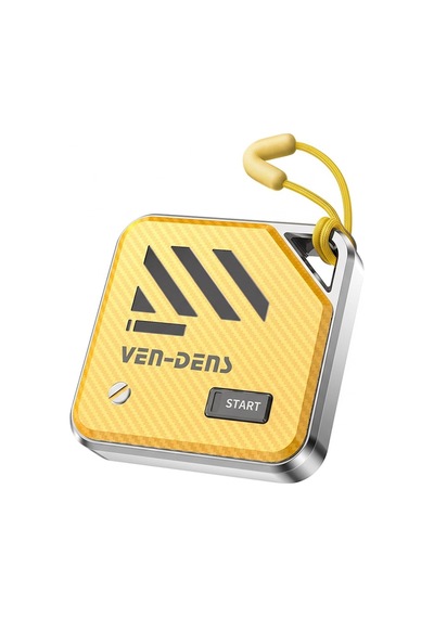 Ven-dens Vd-tag001 Find My Uyumlu Bluetooth Eşya Takip Cihazı, Sesli Anahtar Ve Çanta, Sarı