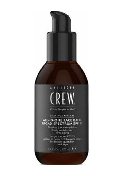 American Crew All In One Erkek Yüz Nemlendirici Güneş Koruyuculu Tıraş Sonrası Balm SPF15 170 ML﻿﻿
