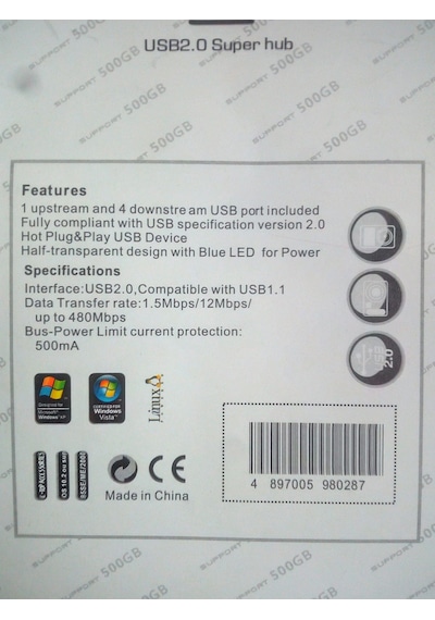 Usb 4 Port Çoklayıcı 2.0 Hub