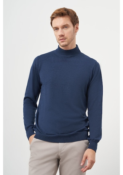 Morven Erkek İndigo Basic Yarım Balıkçı Yaka Dynamic Fit Rahat Kesim Triko 26kc017001308 İndigo İndigo Morven Erkek İndigo Basic Yarım Balıkçı Yaka Dynamic Fit Rahat Kesim Triko 26kc017001308 İndigo İndigo