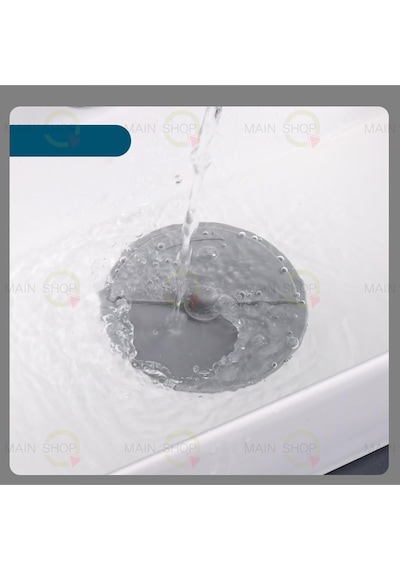 2 Adet Banyo & Mutfak Giderleri İçin Duş Lavabo Süzgeci Kokuya Karşı Koruyucu Gri M-137 Plastik Diğer