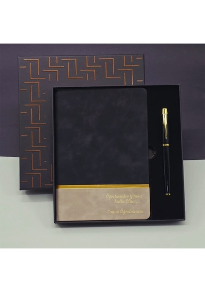 Öğretmenler Günü Hediyesi - Toptan Defter - Kalem Seti