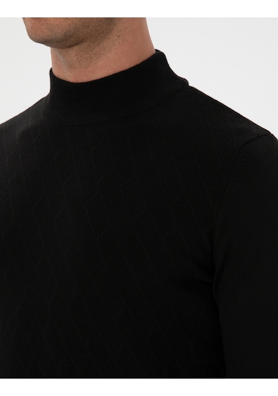 Pierre Cardin Erkek Siyah Kazak /triko 50318128-vr046 Siyah