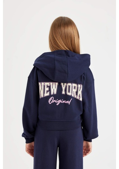 Defacto Kız Çocuk Yazı Baskılı Lacivert Kapüşonlu Fermuarlı Okul Sweatshirtü C6876A824AUNV241 Lacivert Defacto Kız Çocuk Yazı Baskılı Lacivert Kapüşonlu Fermuarlı Okul Sweatshirtü C6876A824AUNV241 Lacivert
