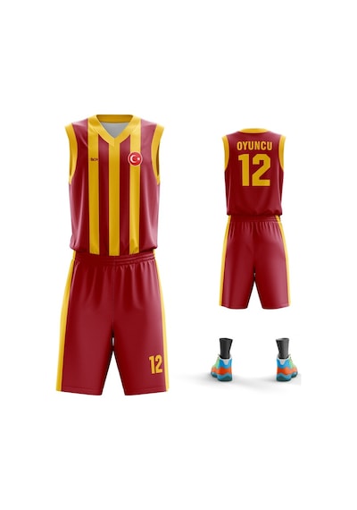 Acr Giyim Kişiye Özel Basketbol Forması - Dizayn : Çubuklu