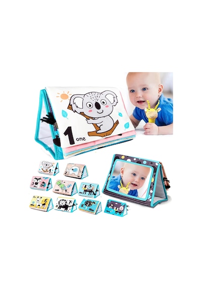 Tummy Time Hışırtılı Yumuşak Bez Aktivite Kitabı - Koala