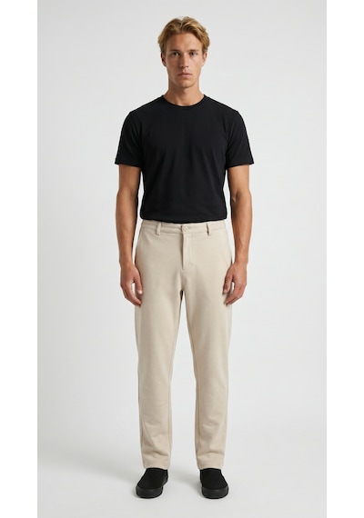 Redline Talget Kışlık Kalın Slim Fit Kemerli Erkek Pantolon Bej
