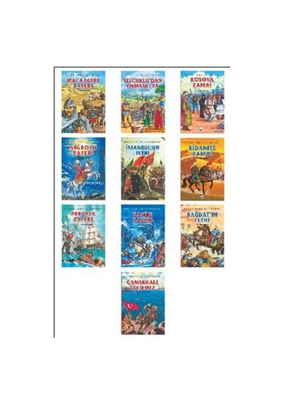 Büyük Türk Zaferleri (10 Kitap Takım)- Damla Yayınevi