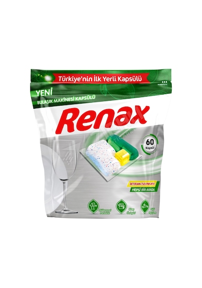 Renax Bulaşık Makinesi Kapsülü 60'lı
