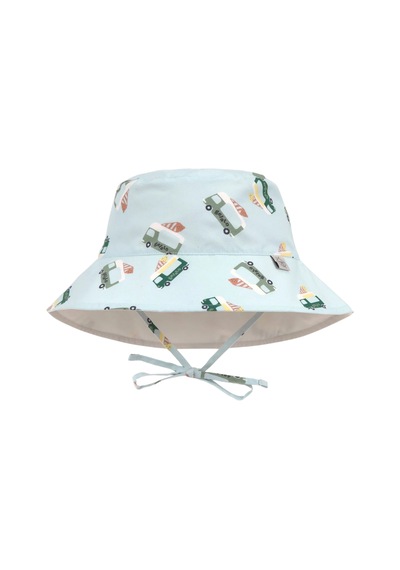 Lassig Bucket Hat Uv Korumalı Şapka Ice Cream Truck Illusion Blue Mavi
