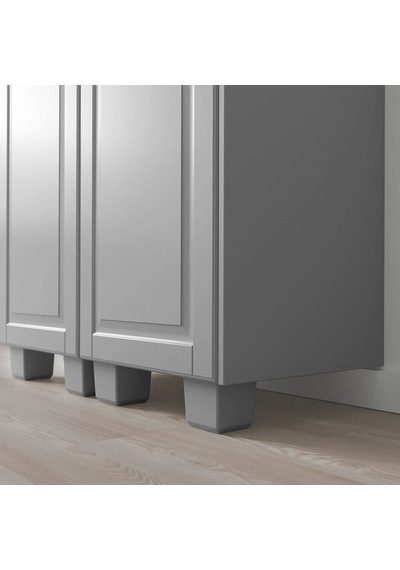 Ikea Bodbyn 2'li Mobilya Ayağı 8 X 8 X 8 Cm Gri