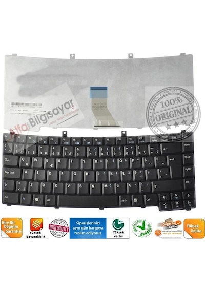 Alfabilgisayar Acer Uyumlu 2430, 2440, 2460, 2470 Klavye Tuş Takımı Q-Türkçe