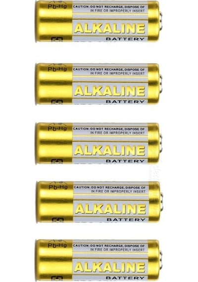 Mettzchrom 27a 12v Alkalin Pil 5 Adet Oto Ve Kapı Kumanda Pili