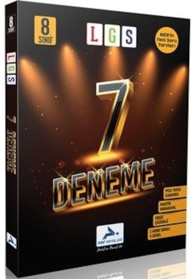 8. Sınıf LGS 7 Fasikül Deneme- PRF Paraf Yayınları