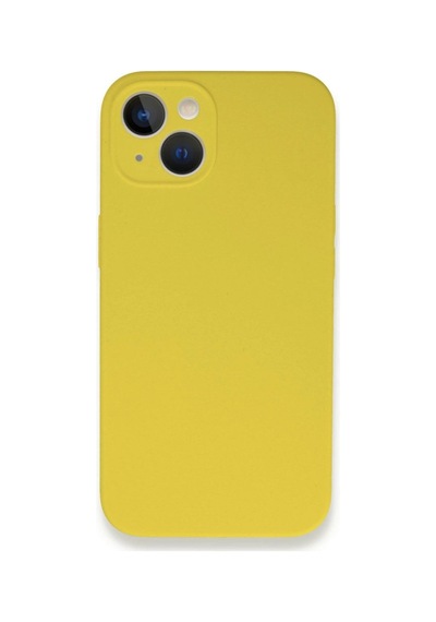 Apple Uyumlu   iPhone 13 Mini Kılıf Lansman Legant Silikon - Sarı