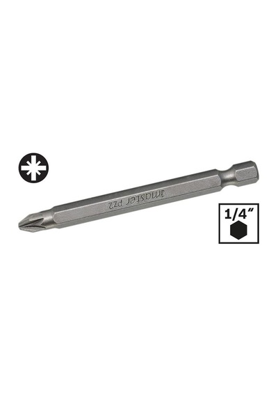 Master 530312 Pozidriv Yıldız Bits Uç Pz2 X 75 Mm