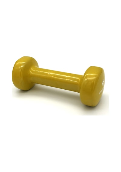 Alin Sport Vinyl Kaplı Dambıl 1 Kg Fitness, Pilates Ve Ev Egzersiz Ağırlığı Sarı