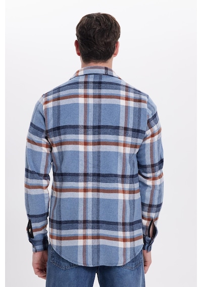 Tudors Erkek Slim Fit Dar Kesim Kareli Kışlık Oduncu Gömlek-42185 Çok Renkli Tudors Erkek Slim Fit Dar Kesim Kareli Kışlık Oduncu Gömlek-42185 Çok Renkli