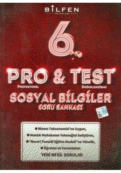 6.Sınıf Pro&Test Sosyal Bilgiler Soru Bankası- Bilfen Yayınları