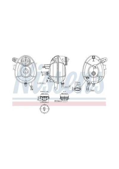 Nıssens 996201 Yedek Su Deposu A2055000049