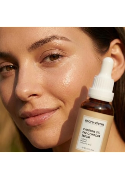 Maruderm%5 Kafein + Peptit + Hyalüronik Asit Göz Çevresi Serumu Şişkinlik Ve Koyu Halka Görünümüne Karşı Canlandırıcı Göz Kontur Bakımı, 30 Ml