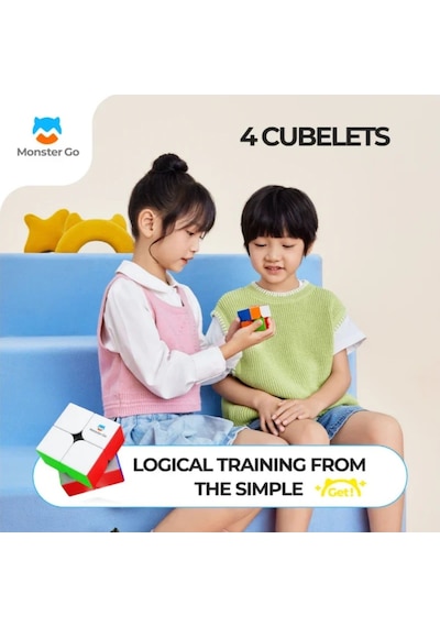 Gan Cube Mg 2x2 Zeka Küpü Profesyonel Speed Cube Premium Standart Model 3183