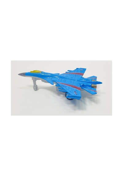 Metal Savaş Uçağı Mavi Işıklı Sesli F16 Model