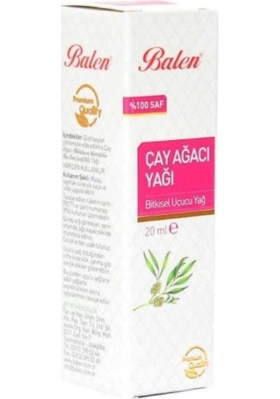 Çay Ağacı Yağı 20 Ml. Distilasyon Çayağacı Yağı 20 ML