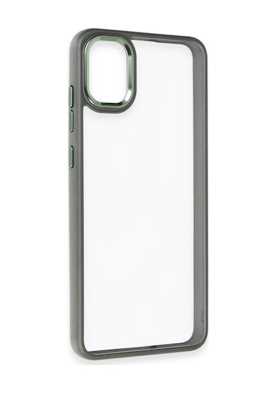 Samsung Galaxy  Uyumlu,  A05 Kılıf Power Silikon - Koyu Yeşil