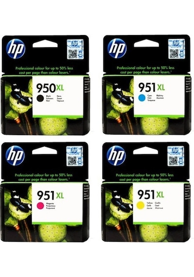Hp 950Xl Siyah 951Xl Renkli Kartuş