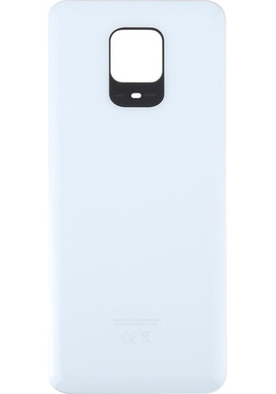 Cbtx Xiaomi Uyumlu İçin Redmi Note 9s Cam Pil Arka Kapak Beyaz