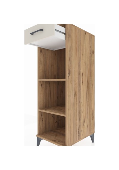Kronos Dolap 2 Raflı Tek Çekmeceli 44x59x134 Çam-aytaşı Atlas Çam