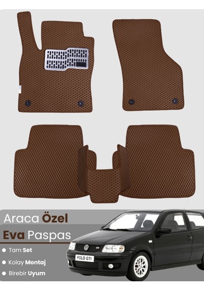 Volkswagen Polo 6n2 2000-2001 Uyumlu Eva Paspas Tam Set Oto Paspas,araca Özel,tam Koruma 633