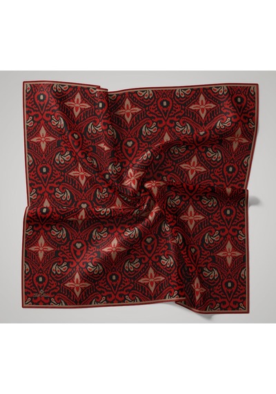 Silk Home Soft Eşarp 73099-21 Açık Kırmızı, Soluk Siyah, Vizon