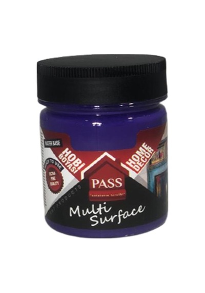 Pass Multi Surface Hobi Boyası 1044 Mor 120 Cc