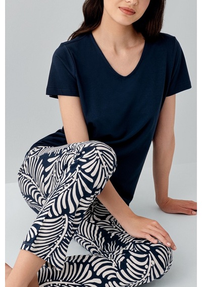 Arnetta Kadın Lacivert Pijama Takım Lacivert