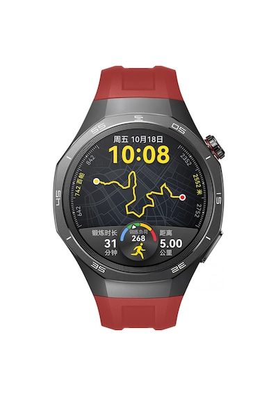 Huawei Watch Gt5 Pro 46mm İle Tam Uyumlu Kordon Metal Tokalı Yumuşak Silikon Kordon Kayış