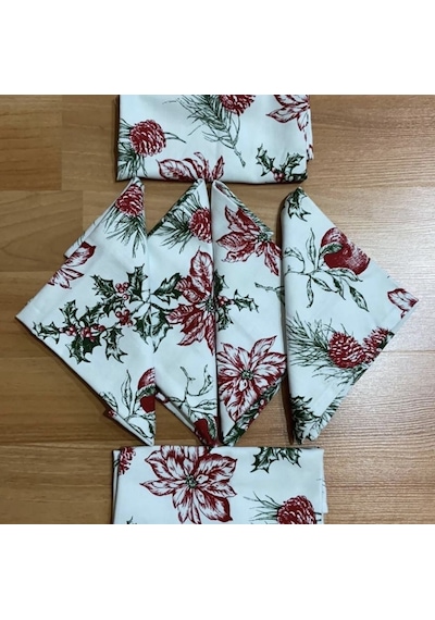 Taç Outlet 6'lı Kumaş Peçete 40x53 CM Çok Renkli