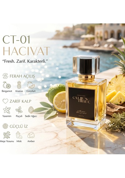 Calius Tibec Ct-01 Unisex Parfüm EDP 50 ML