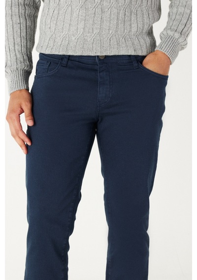 Erkek Lacı 360 Derece Her Yöne Esneyen Rahat Slim Fit Pantolon Lacı