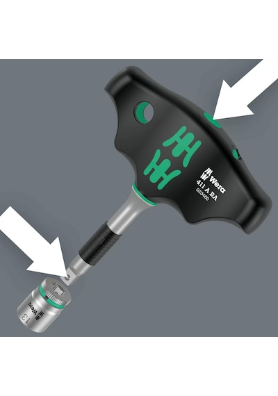 Wera 411 A Ra Cırcırlı T Kol Lokma Tutucu 05023460001