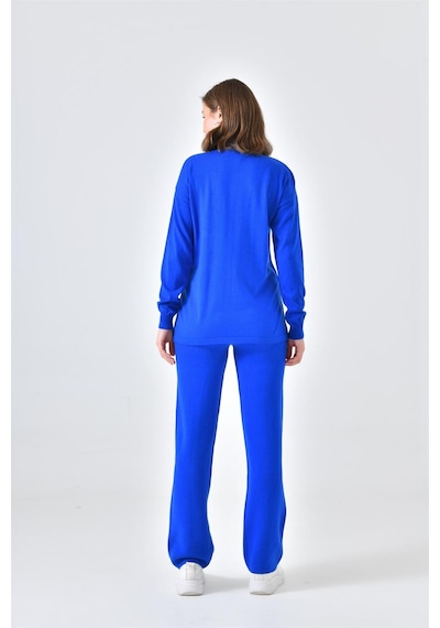 Ftz Women Kadın Basic İkili Takım Saks Mavi 20582-saks Mavi Saks Mavi