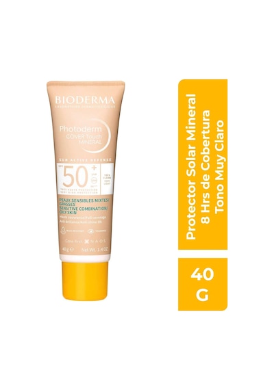 Bioderma Photoderm Cover Touch Spf50+ Very Light Karma Yağlı Ciltler Kapatıcı Etkili Renkli Güneş Kr Sku: Smg8690010434432 Açık Bej