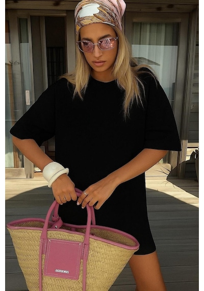 Oversize Unisex T-shirt SIYAH