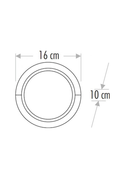 Cata Bora 15w Günışığı 3200 Kelvin Led Aplik Dış Mekan Ip44 Ct-7073 Siyah